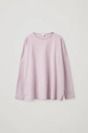 Cos Long-sleeved T-shirt In Lilac