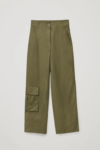 COS コス WIDE-LEG CARGO TROUSERS COS Wide-Leg Cargo Trousers | endource
