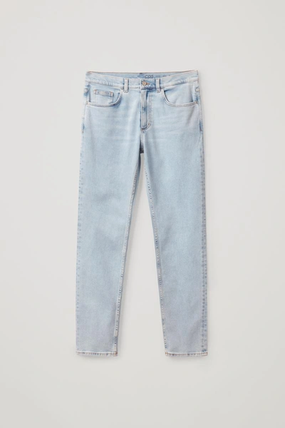 Cos Slim-fit Jeans In Hellblau