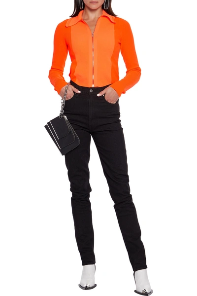 Helmut Lang Femme Hi Spikes High-rise Skinny Jeans In Black