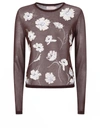 TORY BURCH TORY BURCH FLORAL EMBROIDERED KNIT TOP