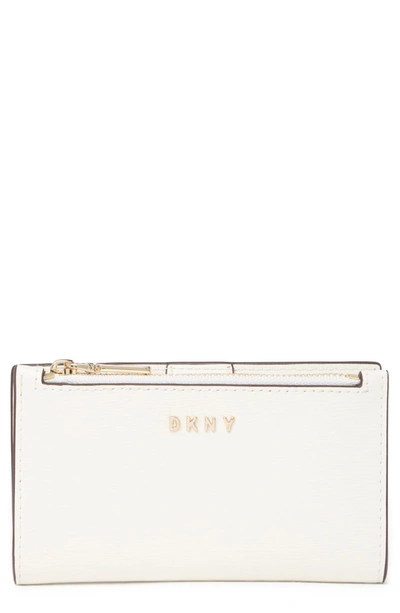 Dkny Bryant Leather Bifold Wallet In White ModeSens