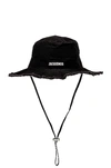 Jacquemus Black Le Splash 'le Bob Artichaut' Bucket Hat