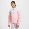 Nike Sportswear Big Kids' Synthetic-fill Jacket In White,pink Foam,arctic Punch,pink Foam