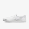 Nike Sb Chron 2 Slip Skate Shoes In White,white,black,white