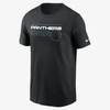 Nike Men's Black Carolina Panthers Broadcast Essential T-shirt