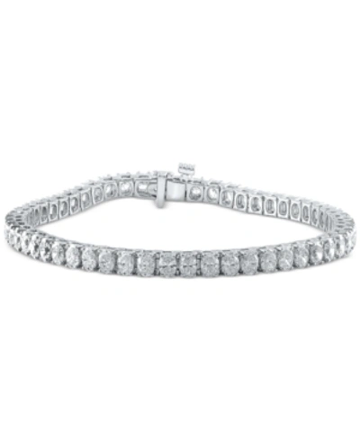 Macy's Diamond Tennis Bracelet (8 Ct. T.w.) In 14k White Gold