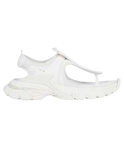 Balenciaga White Slingback Thong Sandals