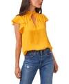1.state Flutter Sleeve Top In Autumn Gold