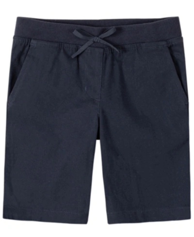 Nautica Kids' Little Girls Pull-on Skinny Bermuda Shorts In Navy