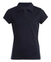 Nautica Little Girls Short Sleeve Performance Knit Top In Navy