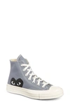 Comme Des Garçons X Converse Men's Chuck Taylor High-top Canvas Sneakers In Grey