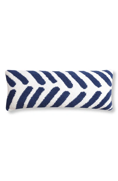 Sunday Citizen Tulum Oversize Lumbar Pillow In Navy - Off White