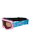 Smith Gambler 164mm Youth Fit Snow Goggles In Flamingo Florals / Rc36