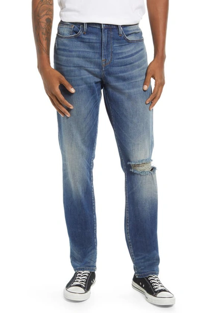 Frame L'homme Athletic Slim Fit Jeans In Fordham Rips