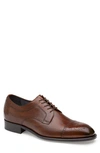 Johnston & Murphy Men's J & M Collection Ellsworth Leather Lace-up Oxfords In Brown Calf Skin