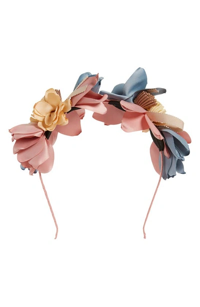 Maniere Babies' Kids' Rose Tassel Headband In Multi