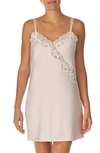Ralph Lauren Double Strap Lace Chemise In Pink