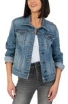 Kut From The Kloth Jacqueline Denim Jacket In Intensify With Med