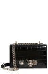 Alexander Mcqueen Alexander Mc Queen "the Biker Mini Jewelled" Crossbody Bag In Black