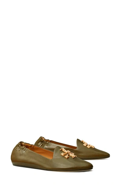 Tory Burch Eleanor Leather Loafer In Olive
