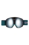 Smith Skyline 215mm Chromapop Snow Goggles In Everglade Platinum