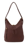 Hobo Merrin Leather Convertible Backpack In Mahogany