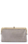 HOBO 'LAUREN' LEATHER DOUBLE FRAME CLUTCH,VI-3385