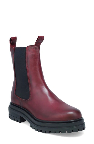 Miz Mooz Lizette Chelsea Boot In Bordeaux Antique