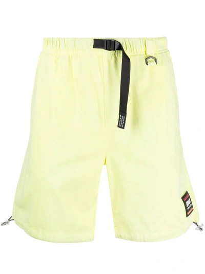 Billionaire Boys Club Logo-patch Shorts In Gelb