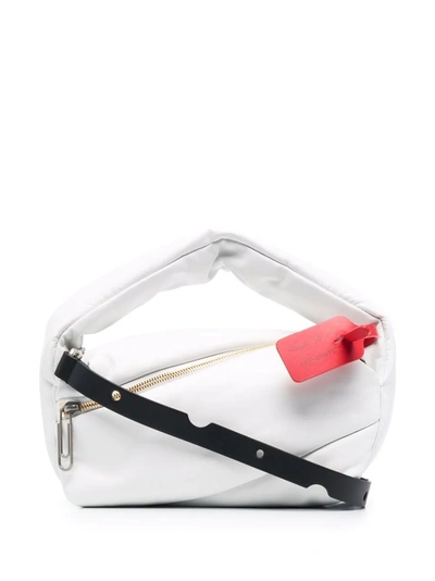 Off-white Mini Pump Pouch Tote Bag In White