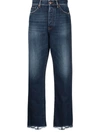 3X1 HIGH-RISE STRAIGHT-LEG JEANS