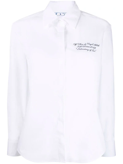 Off-white New Basic Long-sleeve Shirt In White