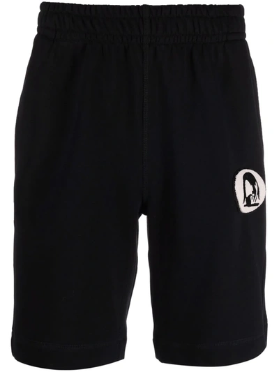 Styland Logo-print Track Shorts In Schwarz