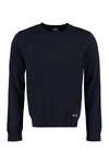 APC A.P.C. LOGO EMBROIDERED CREWNECK KNITTED JUMPER