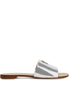 Giuseppe Zanotti Shirley Metallic Sandals In Metallic