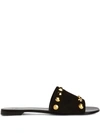 Giuseppe Zanotti Shirley Crystal Sandals In Schwarz