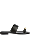 GIUSEPPE ZANOTTI NORBERT FLAT SANDALS