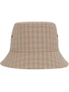BURBERRY TECHNICAL CHECK BUCKET HAT