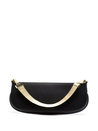 By Far Leather Tote Bag In Black