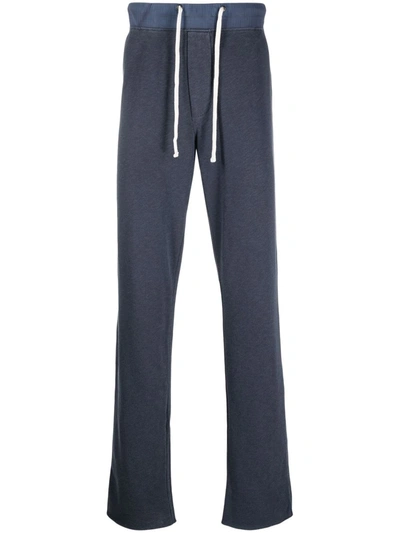 James Perse Vintage Cotton French Terry Sweatpants In Dark Blue