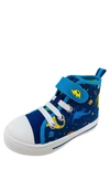 Rainbow Daze Dinosaur Hi Top Athletic Shoes In Blue