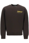 Ambush Logo-print Long-sleeve Sweatshirt In Chocolate (brown)