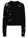 DSQUARED2 DISTRESSED EFFECT SWEATER,S75HA1065 S17407 900