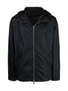 Balmain Logo-print Hooded Jacket In Black