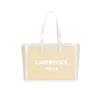 Carmen Sol Capri Canvas Mid Tote In White