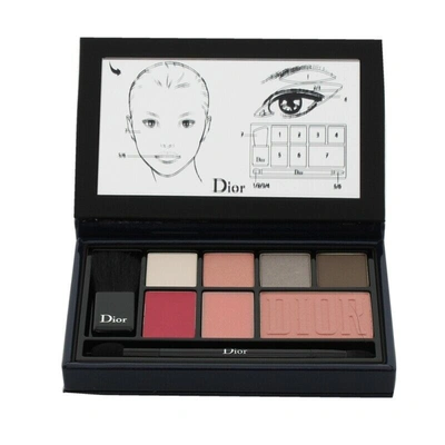 Dior Be Bare Makeup Palette 4 Eyeshadows Lipstick Lip Gloss Blusher In Pink