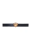 Dolce & Gabbana Dolce And Gabbana Black Devotion Belt In Black