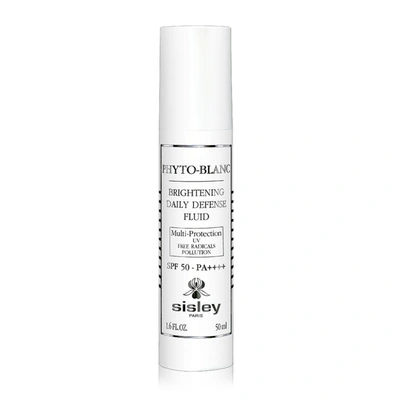 Sisley Paris Brown Spots On Face - Phyto-blanc - Brightening Daily Defense Fluid Spf 50 1.6 oz