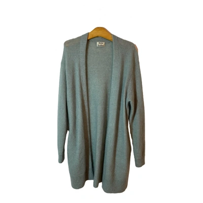 Pre-owned Acne Studios Wool Cardigan In Turquoise